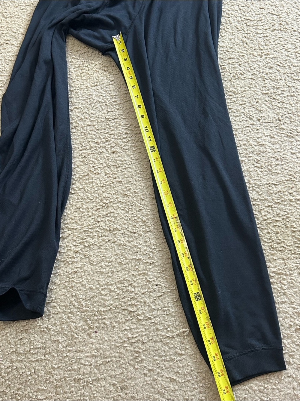 Vintage Patagonia Capilene Base Layer Pants Mens XL Black Bottoms USA Made - Picture 7 of 9